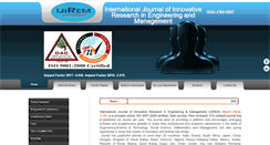 Desktop Screenshot of ijirem.org